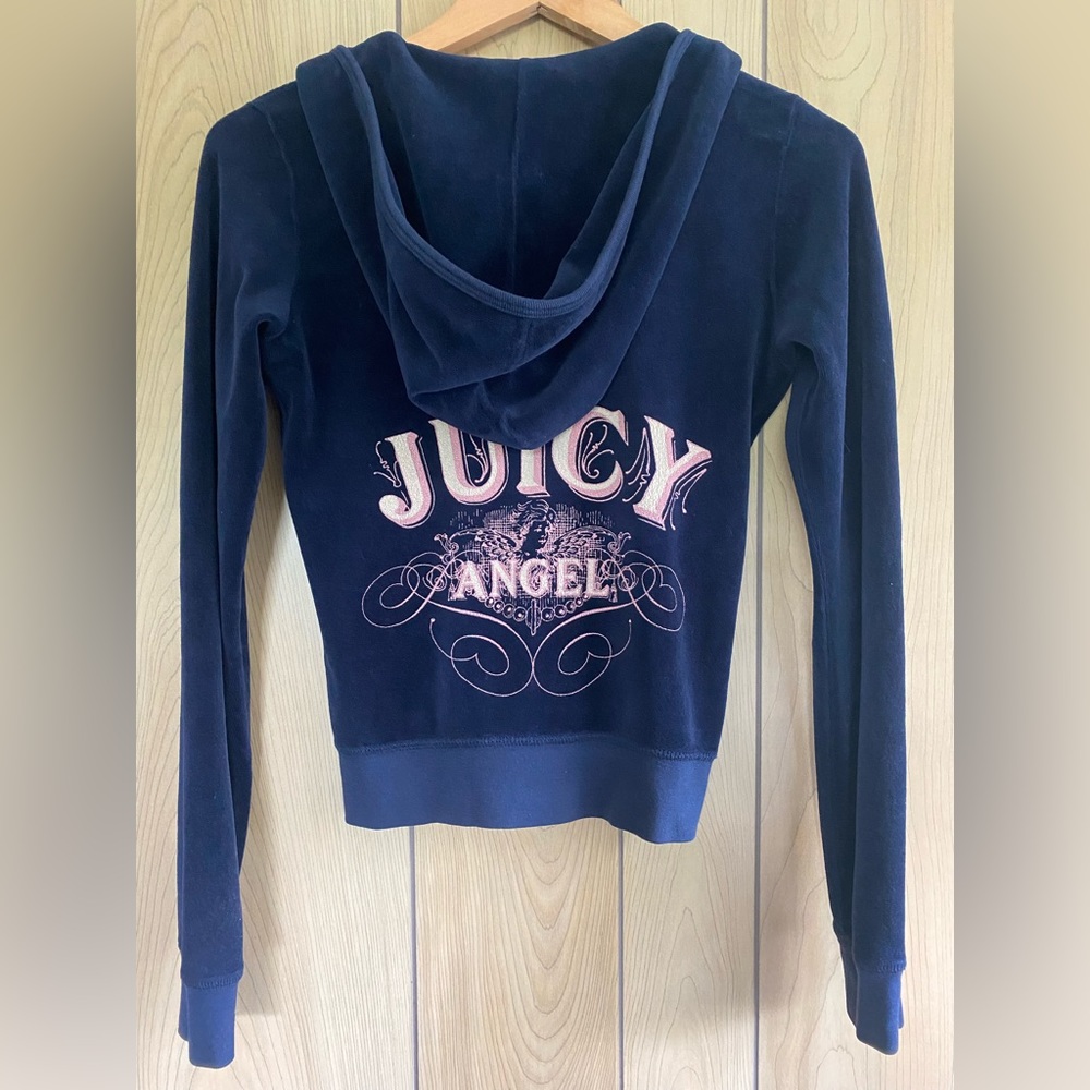 Y2K VTG Juicy Couture Velour zip-up hoodie